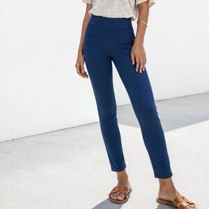 Liverpool Abby Skinny Pull-On Stretch Pants Blue Size 6 NWOT